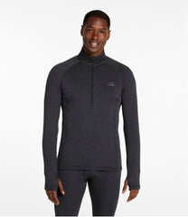 Men's L.L.Bean Midweight Base Layer Crew Top 1/4 Zip