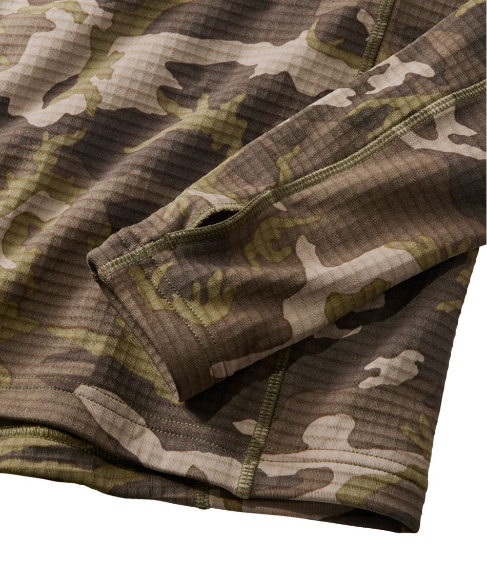 Men's L.L.Bean Heavyweight Base Layer Crew Top Print