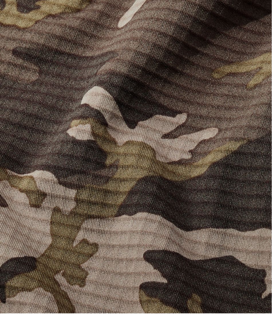 Men's L.L.Bean Heavyweight Base Layer Crew Top, Print