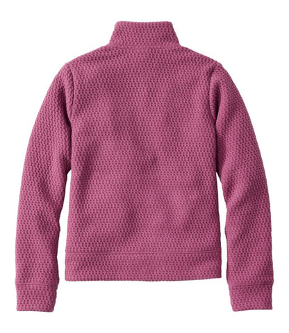Kids' Ridgeknit Pullover, Glow-in-the-Dark Quarter-Zip