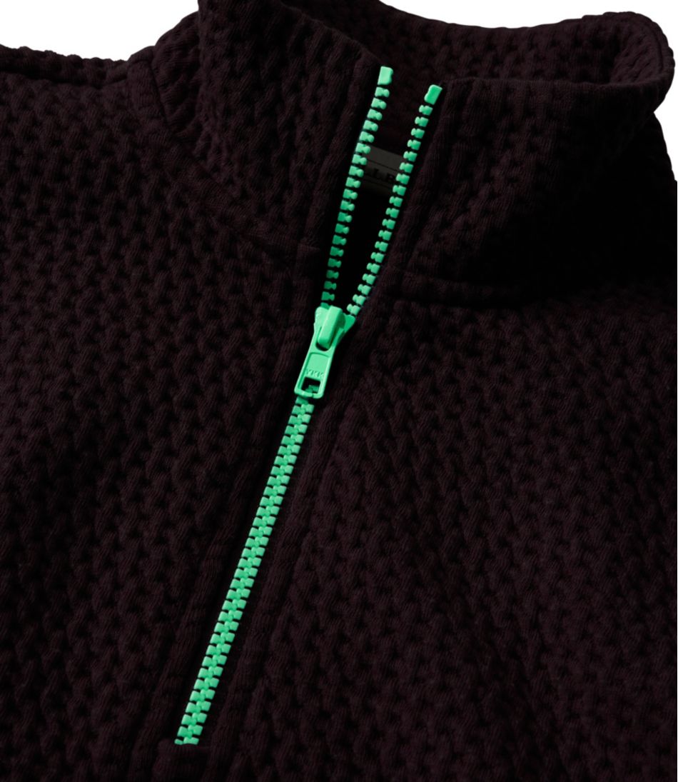 Glow-in-the-Dark Quarter-Zip Kids' Ridgeknit Pullover