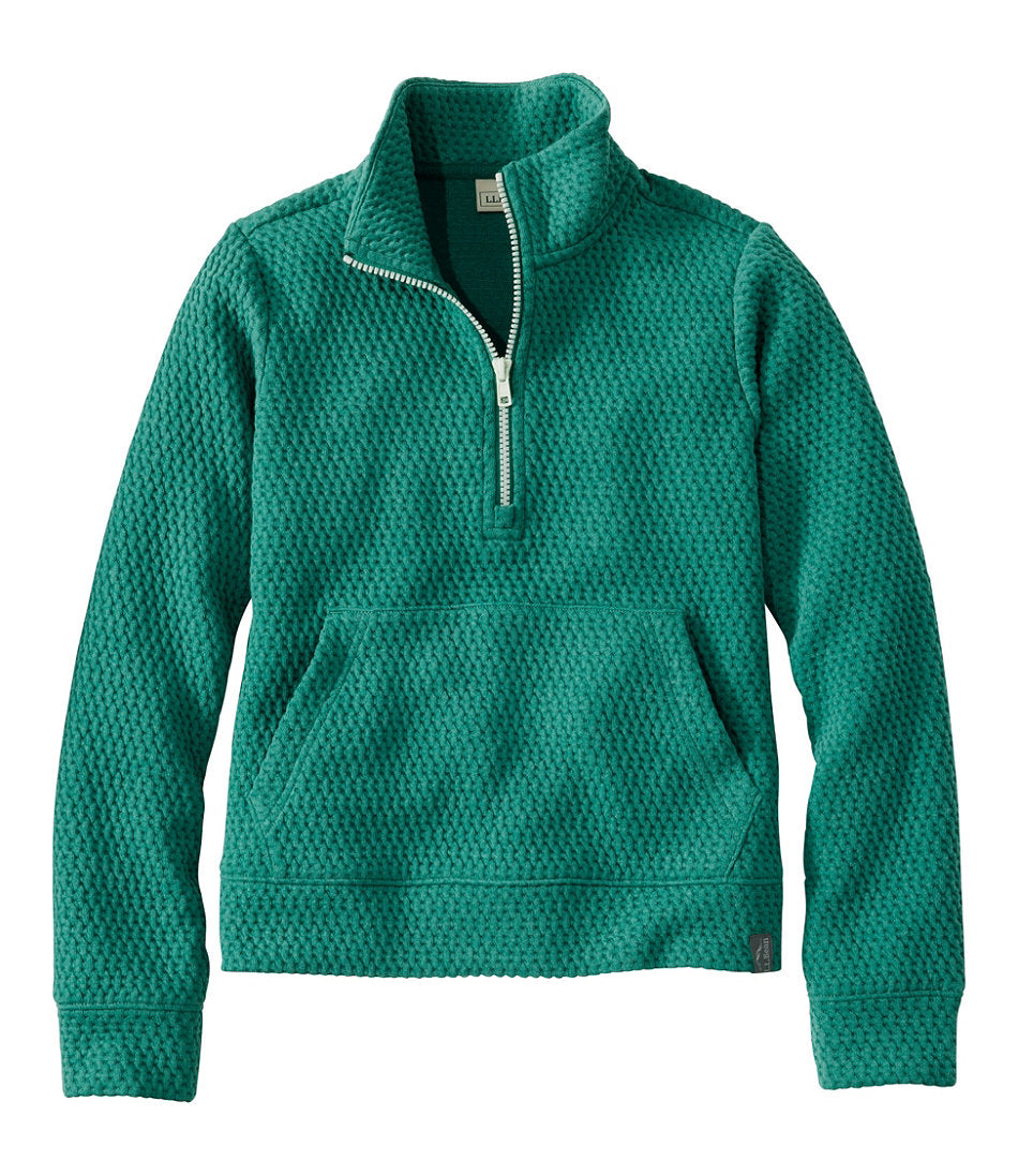 Kids' Ridgeknit Pullover Glow-in-the-Dark Quarter-Zip