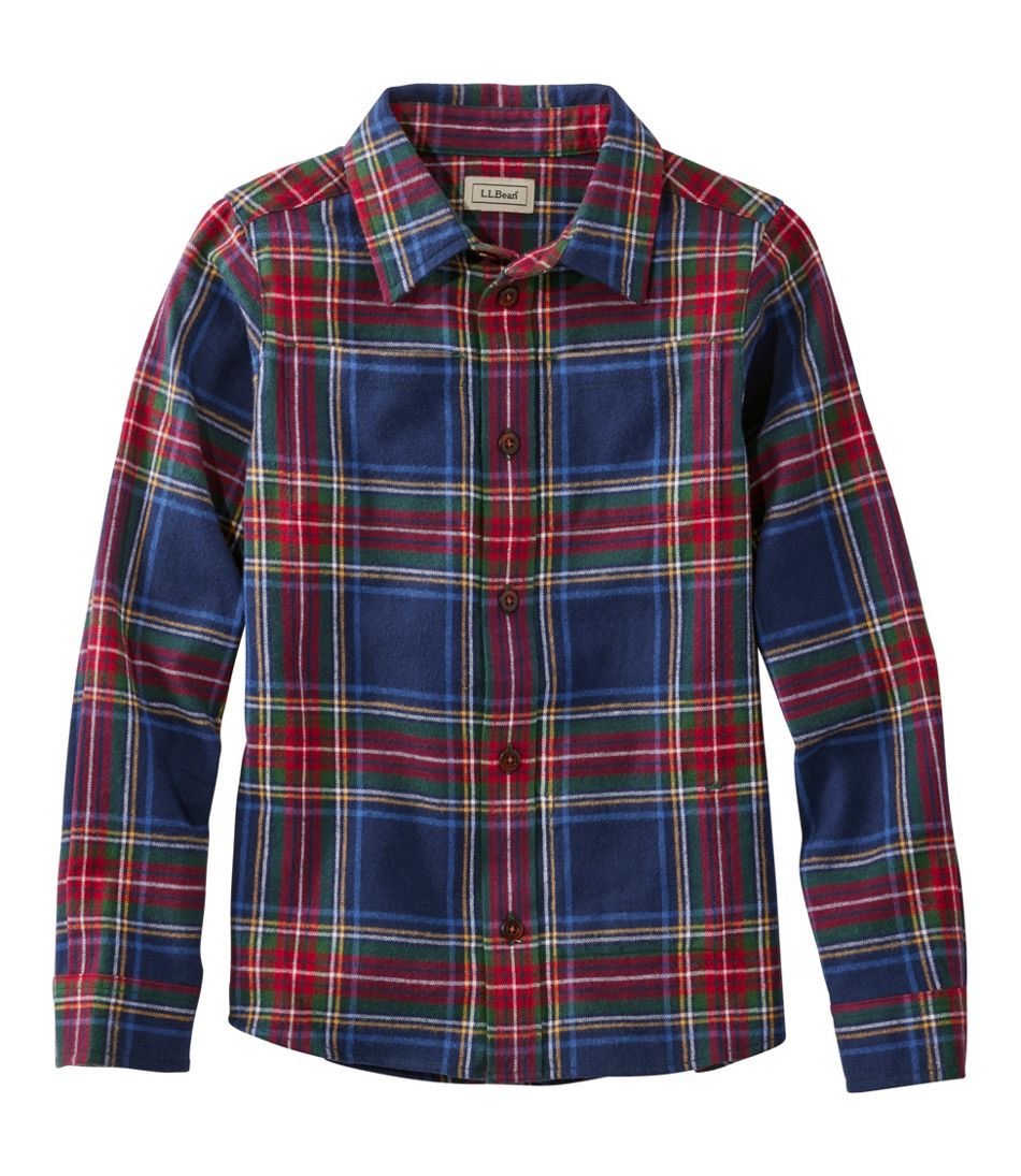 Kids' Scotch Plaid Flannel Shirt