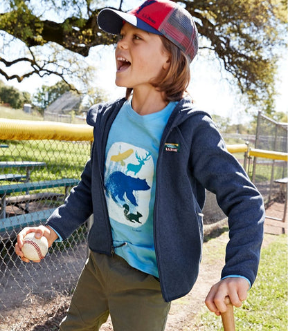 Kids' L.L.Bean Sweater Fleece, Hooded