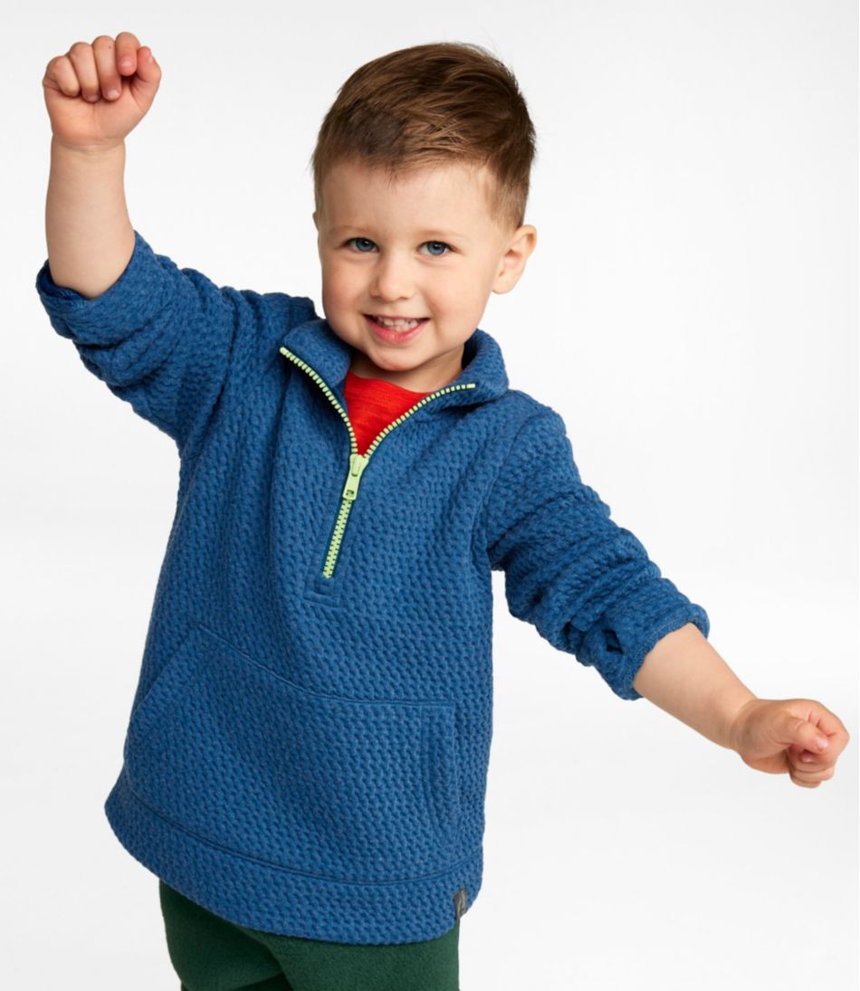 Glow-in-the-Dark Quarter-Zip Toddlers' Ridgeknit Pullover