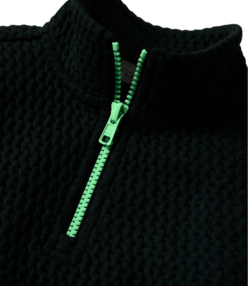 Glow-in-the-Dark Quarter-Zip Toddlers' Ridgeknit Pullover