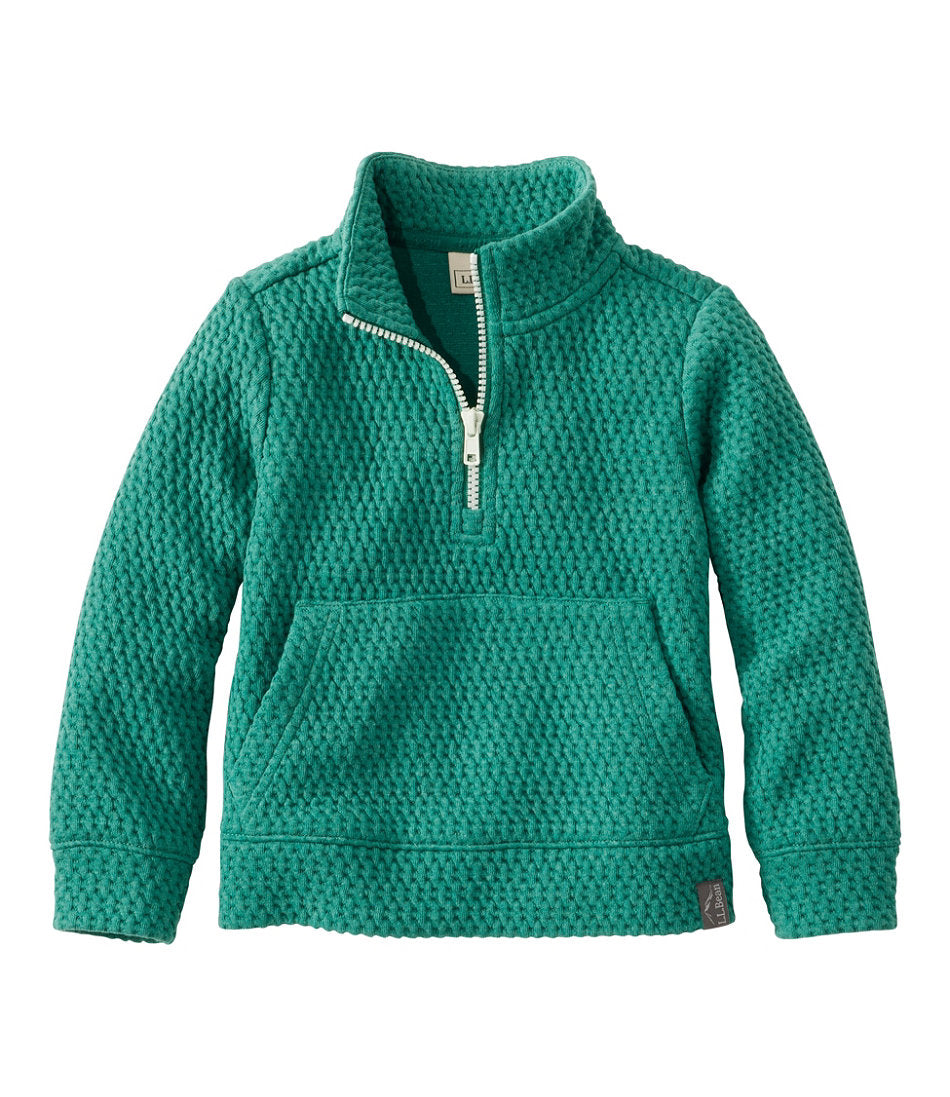 Glow-in-the-Dark Quarter-Zip Toddlers' Ridgeknit Pullover