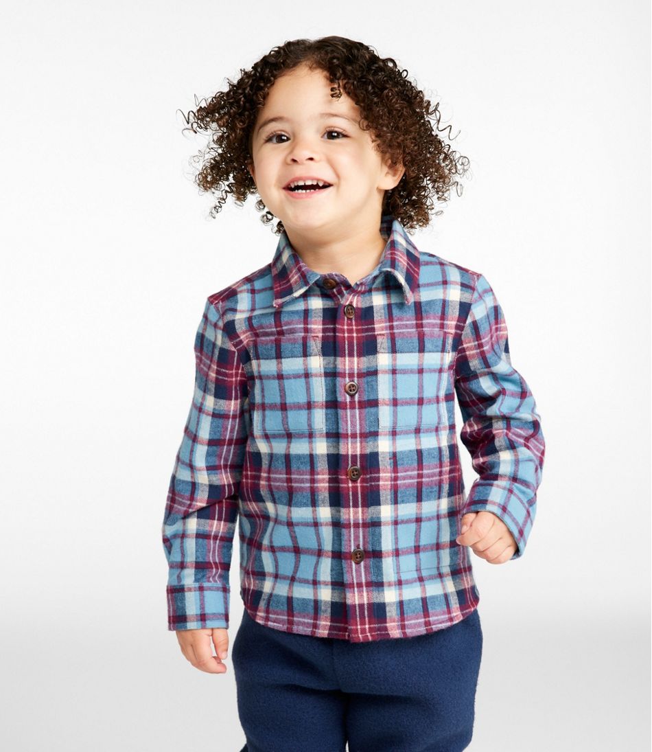 Toddlers' Scotch Plaid Flannel Shirt