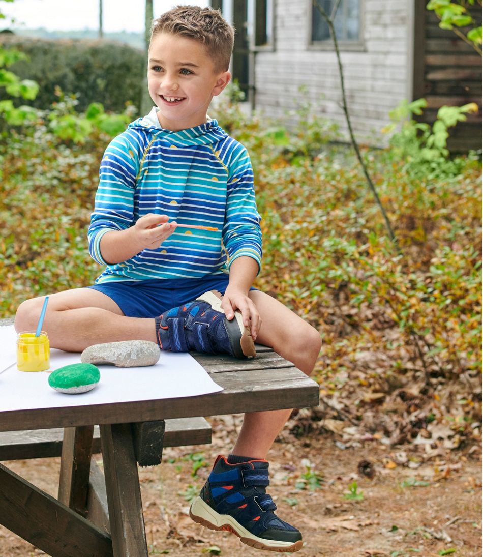 Long-Sleeve Stripe Kids' Everyday SunSmart® Hooded Tee