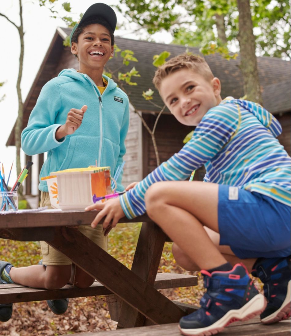 Long-Sleeve Stripe Kids' Everyday SunSmart® Hooded Tee