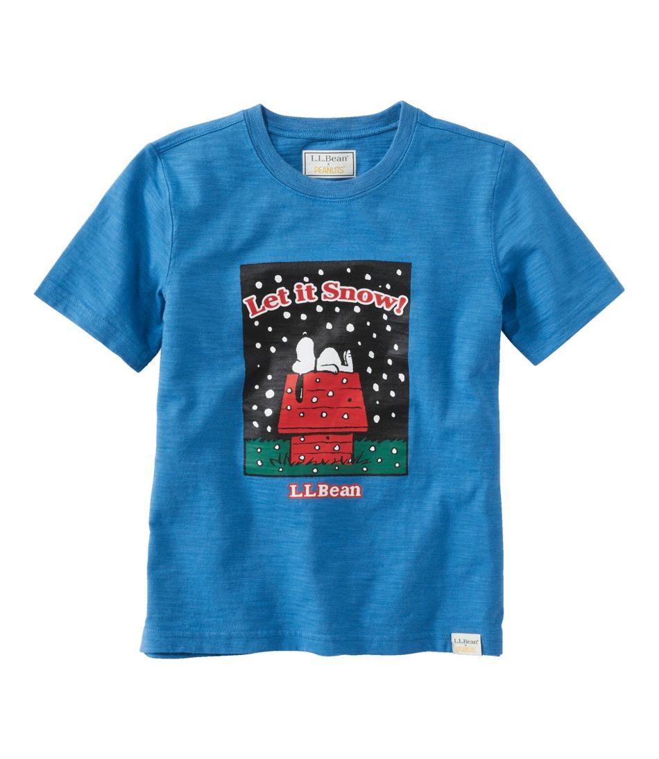 Kids' L.L.Bean x Peanuts Short-Sleeve Tee