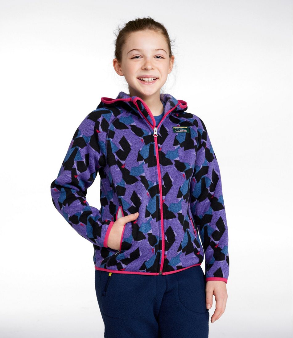 Kids' L.L.Bean Sweater Fleece Hooded Print