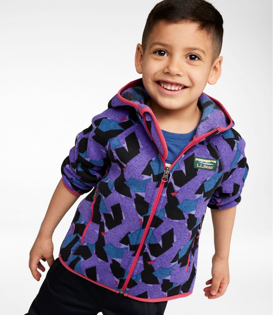 Kids' L.L.Bean Sweater Fleece Hooded Print
