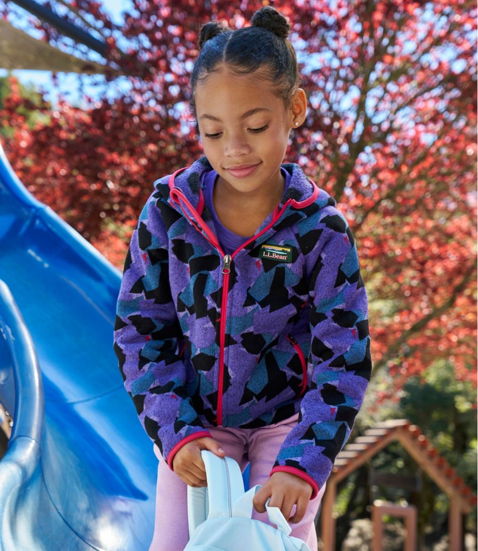 Kids' L.L.Bean Sweater Fleece Hooded Print