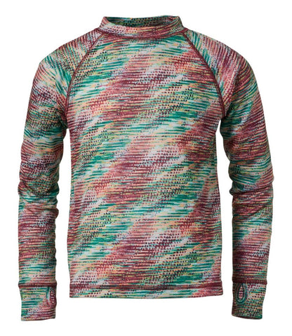 Kids' Wicked Warm Midweight Long Underwear, Top Print