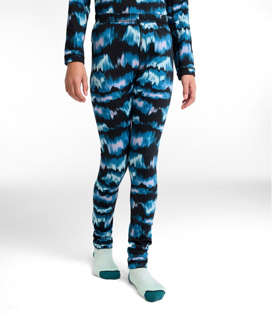 Expedition-Weight Print Pants Kids' Wicked Warm Long Underwear