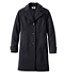 Three-Quarter Length Women's Classic Lambswool Polo Coat