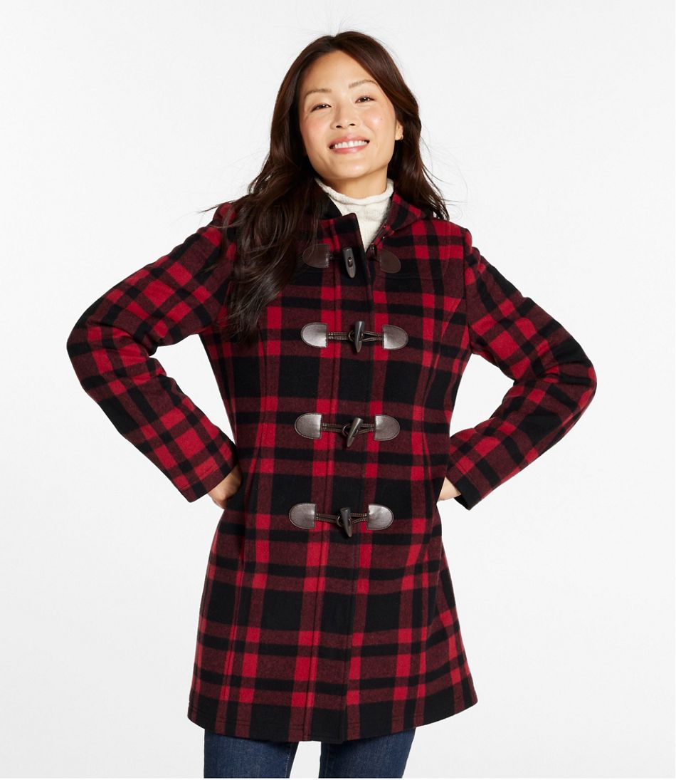 Pattern Women's Classic Lambswool Duffel Coat