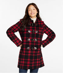 Pattern Women's Classic Lambswool Duffel Coat