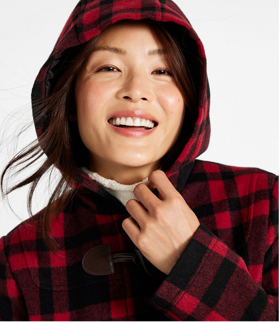 Pattern Women's Classic Lambswool Duffel Coat