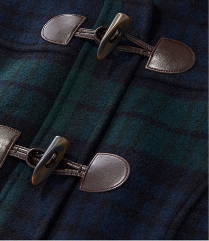 Women's Classic Lambswool Duffel Coat, Pattern