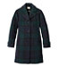 Three-Quarter Pattern Women's Classic Lambswool Polo Coat