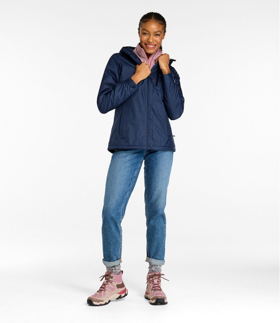 Women's Trail Model Rain Jacket Fleece-Lined