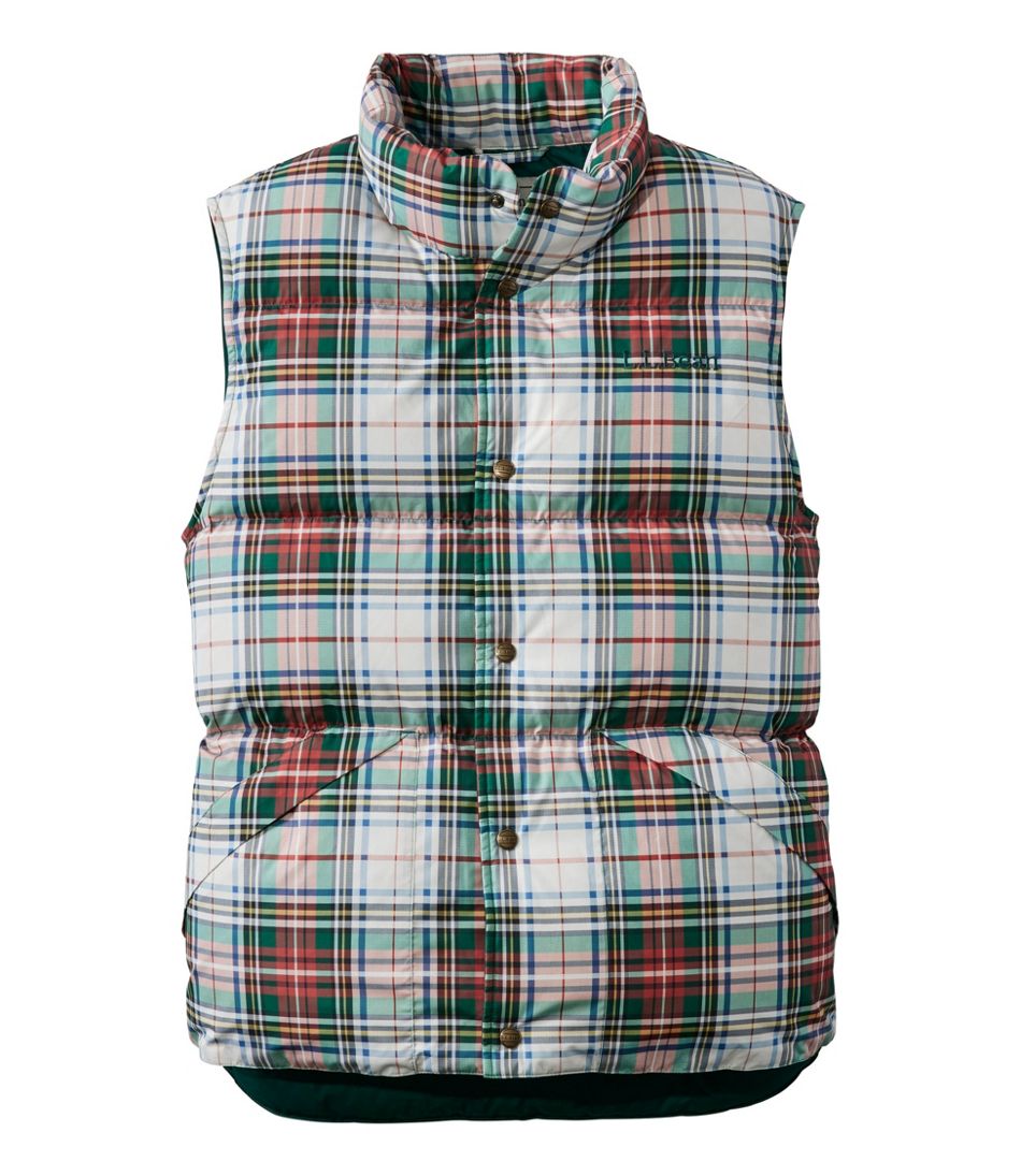 Adults' Bean's Trail Model Down Vest '82 Print