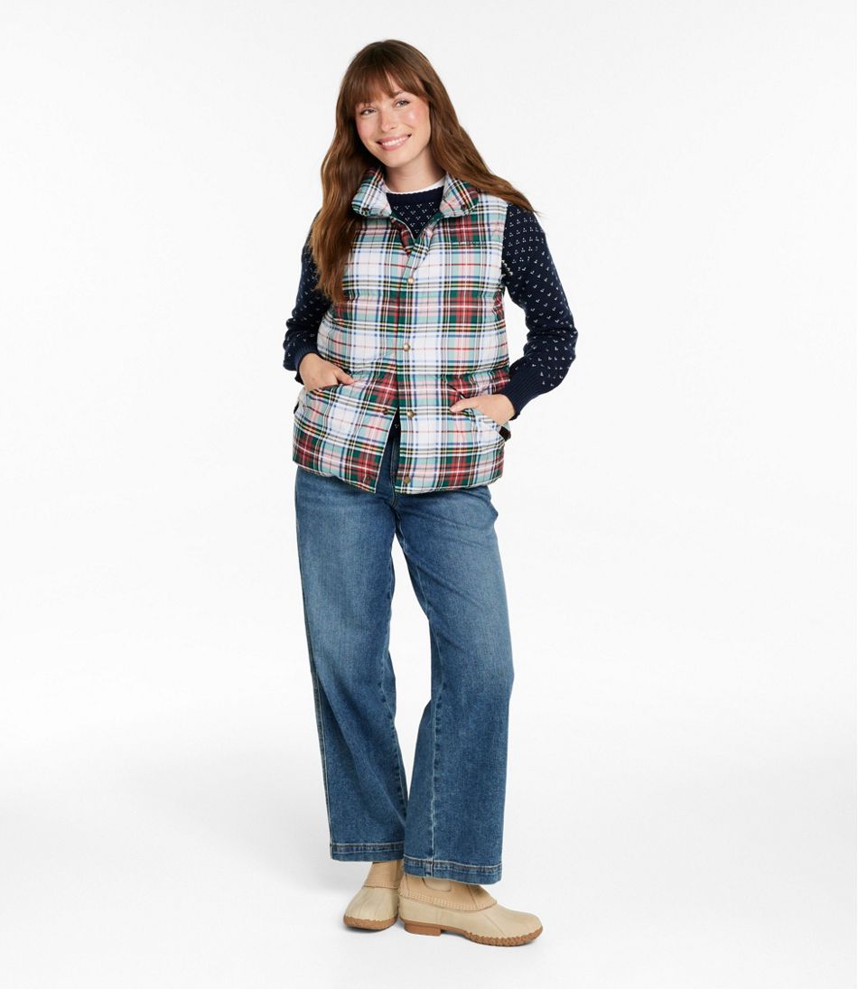 Adults' Bean's Trail Model Down Vest '82 Print