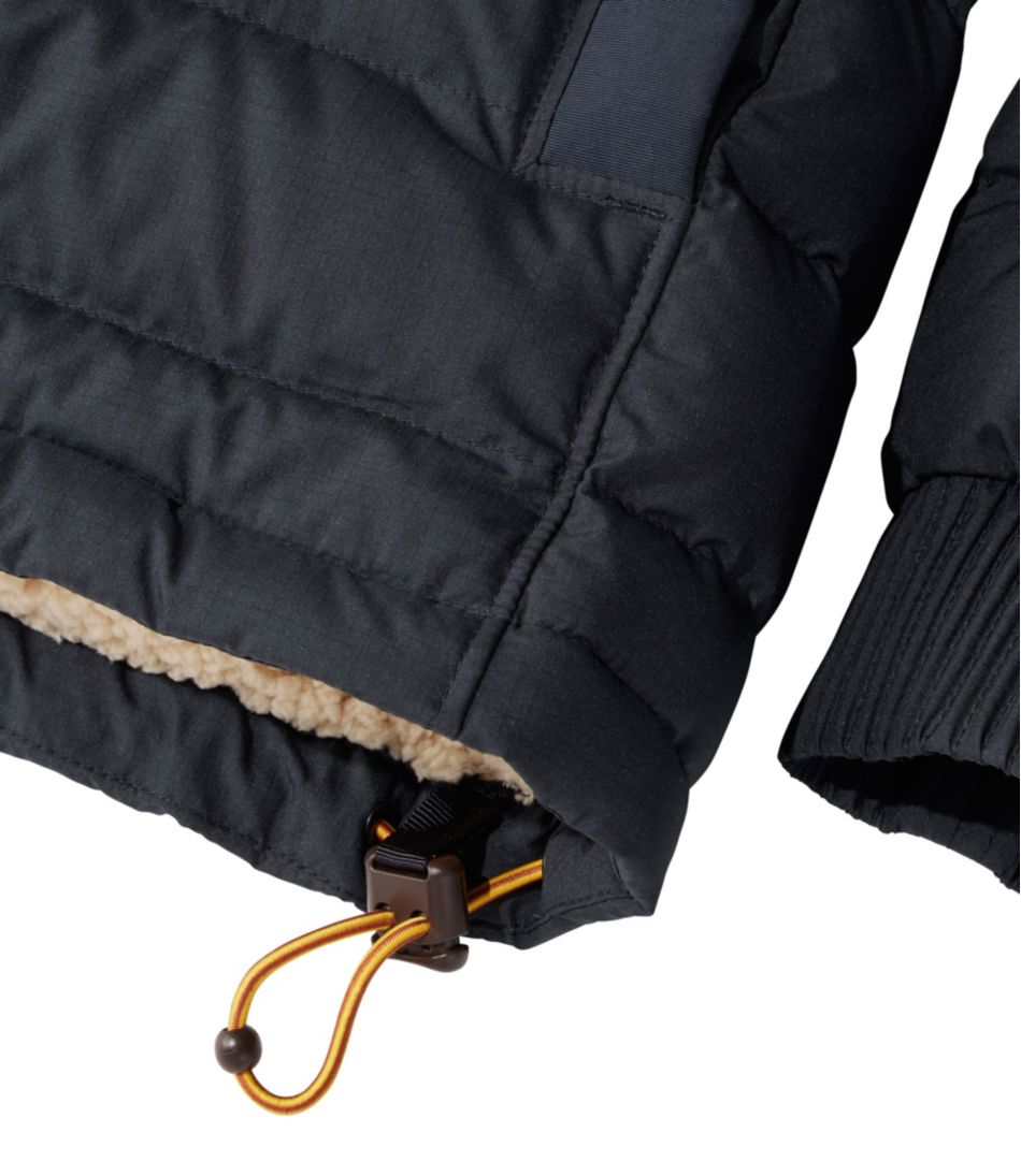 Men's Mountain Classic Down Hooded Jacket Sherpa-Lined