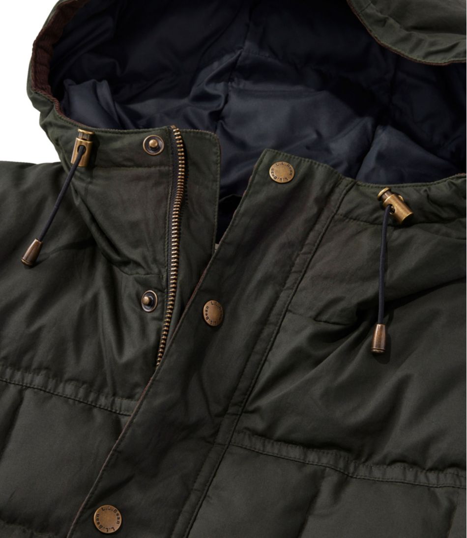 Men's Upcountry Waxed Down Hooded Jacket