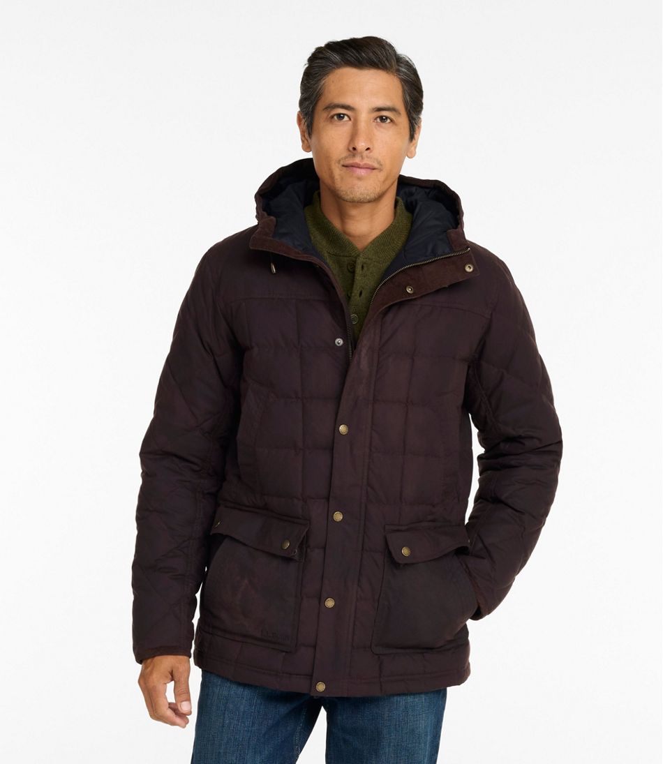 Men's Upcountry Waxed Down Hooded Jacket
