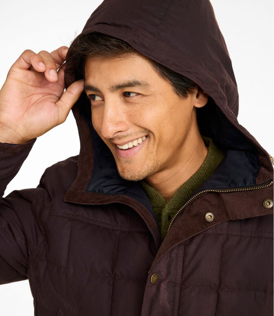 Men's Upcountry Waxed Down Hooded Jacket