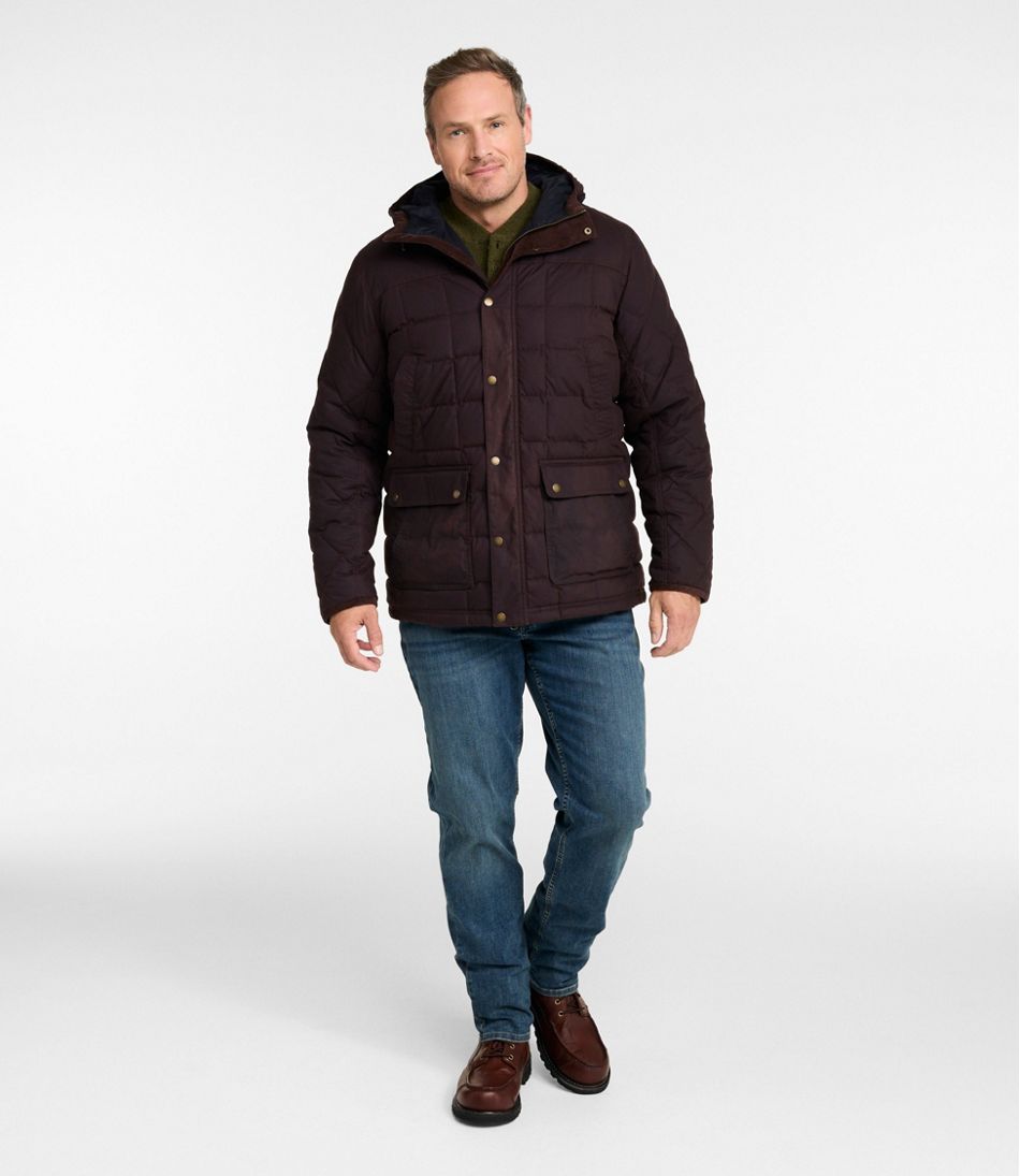 Men's Upcountry Waxed Down Hooded Jacket