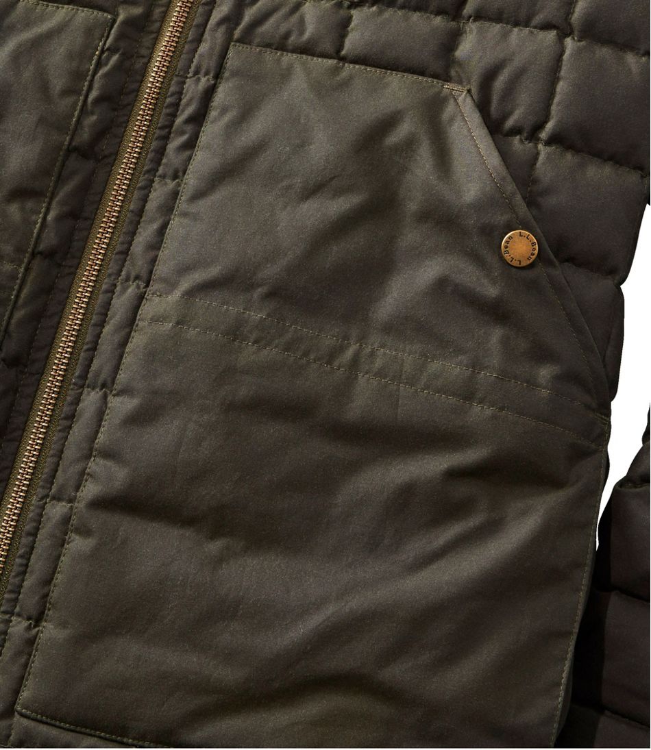 Men's L.L.Bean Upcountry Waxed Cotton Down Sweater