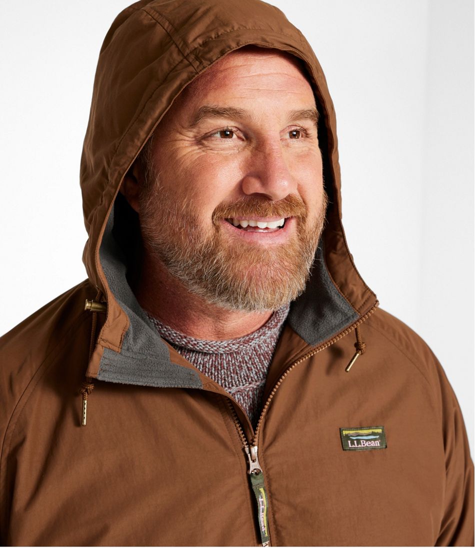 Men's Insulated 3-Season Bomber Hooded Jacket Colorblock