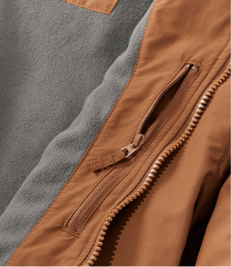 Men's Insulated 3-Season Bomber Hooded Jacket Colorblock