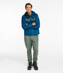 Colorblock Men's Mountain Classic Puffer Hooded Jacket
