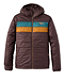 Colorblock Men's Mountain Classic Puffer Hooded Jacket