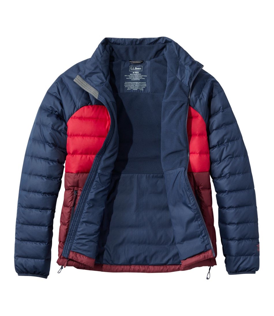 Colorblock Men's Bean's Down Jacket