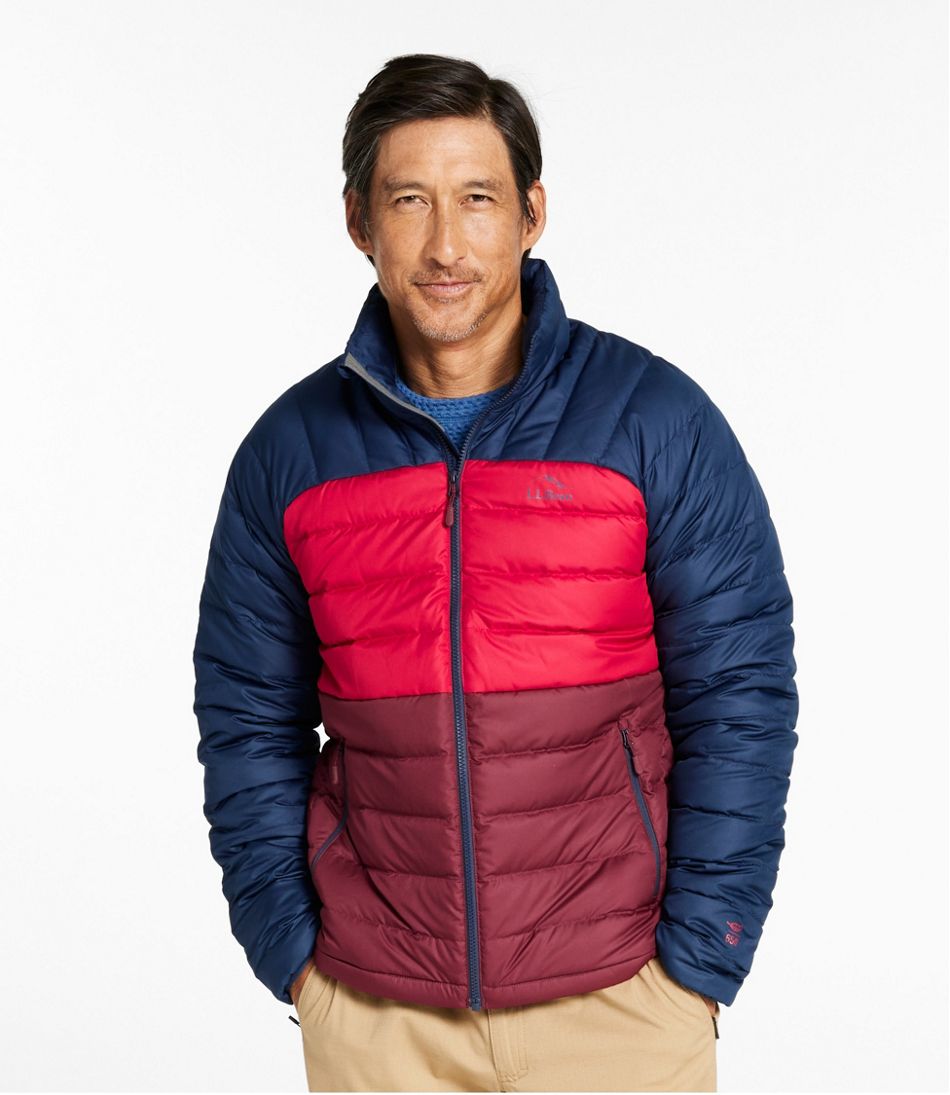 Colorblock Men's Bean's Down Jacket