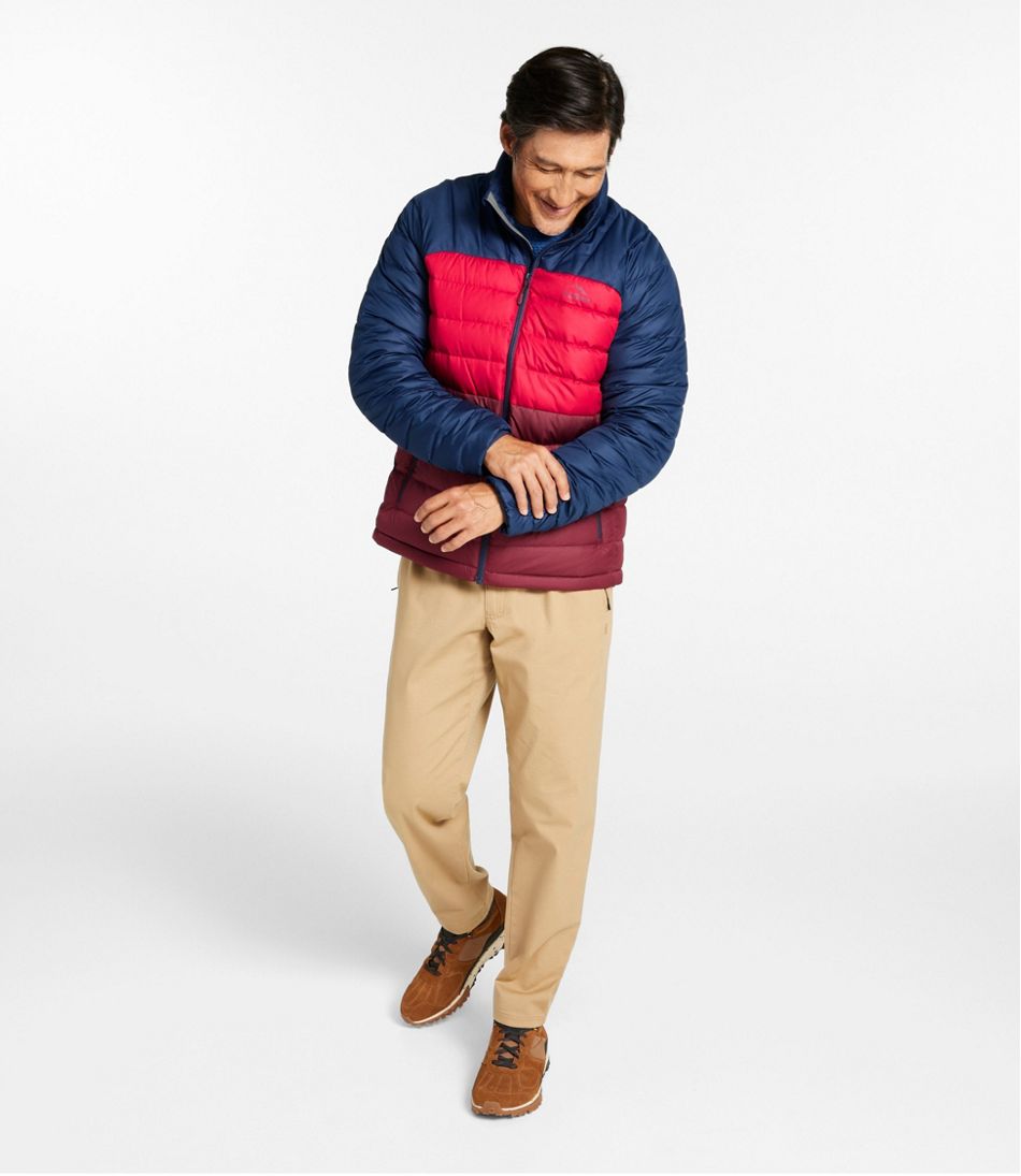 Colorblock Men's Bean's Down Jacket