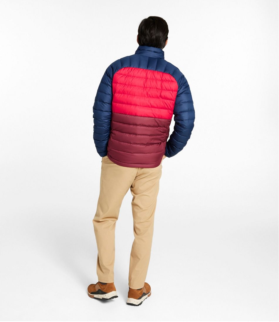 Colorblock Men's Bean's Down Jacket