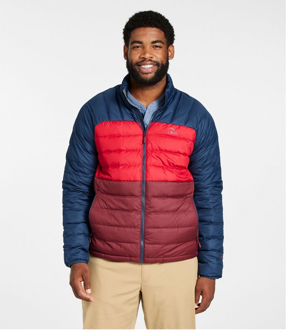 Colorblock Men's Bean's Down Jacket