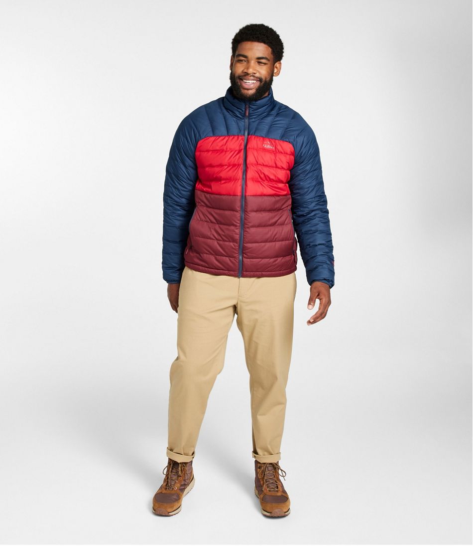 Colorblock Men's Bean's Down Jacket