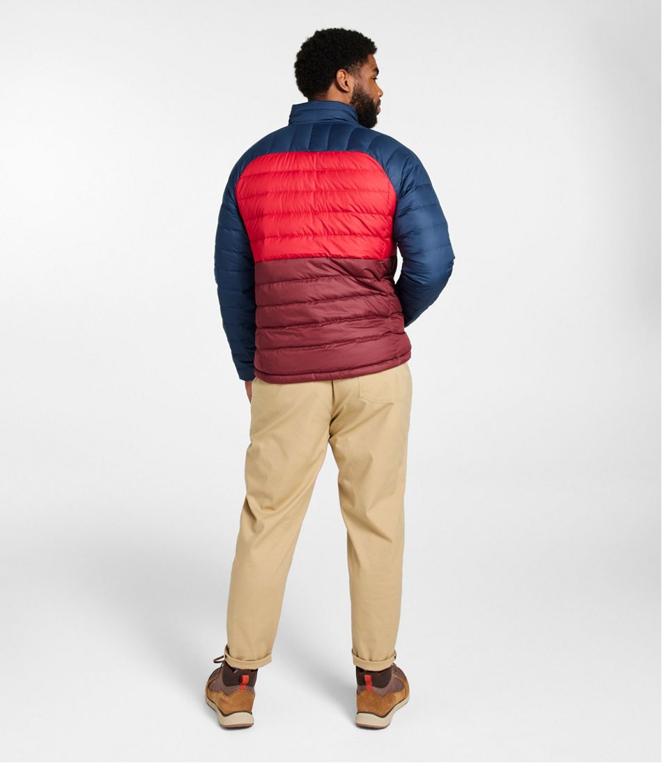 Colorblock Men's Bean's Down Jacket