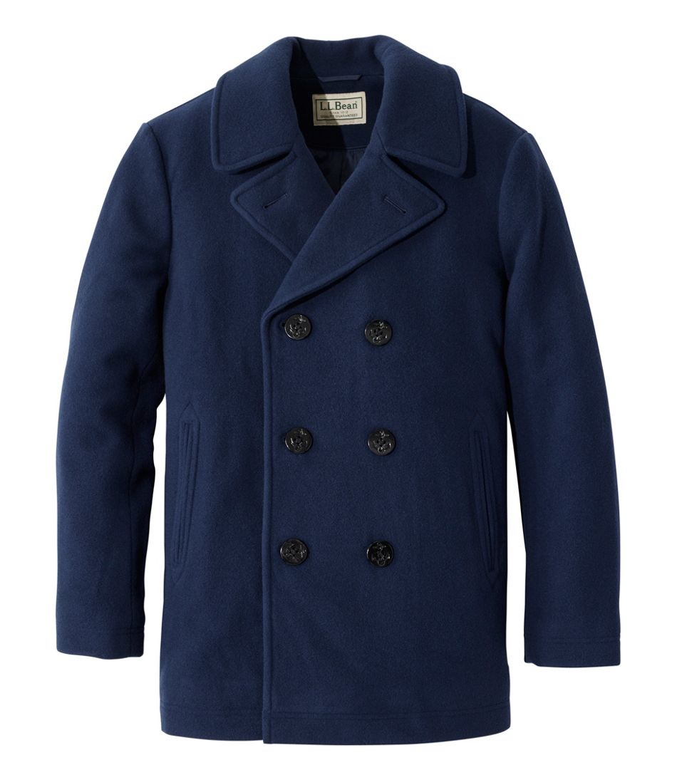 Authentic wool pea coat