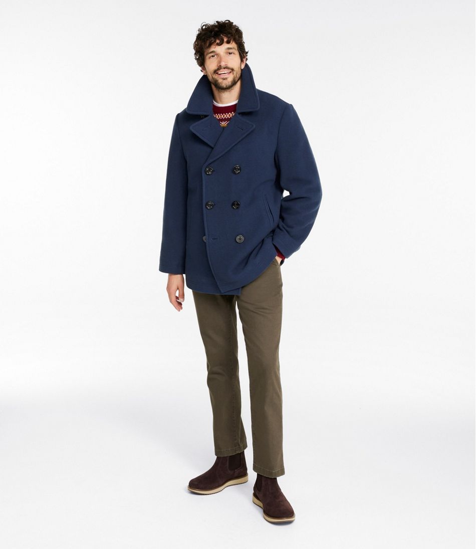 Authentic wool pea coat
