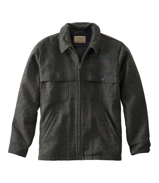 Men's Maine Guide Zip-Front Jac-Shirt with PrimaLoft, Plaid