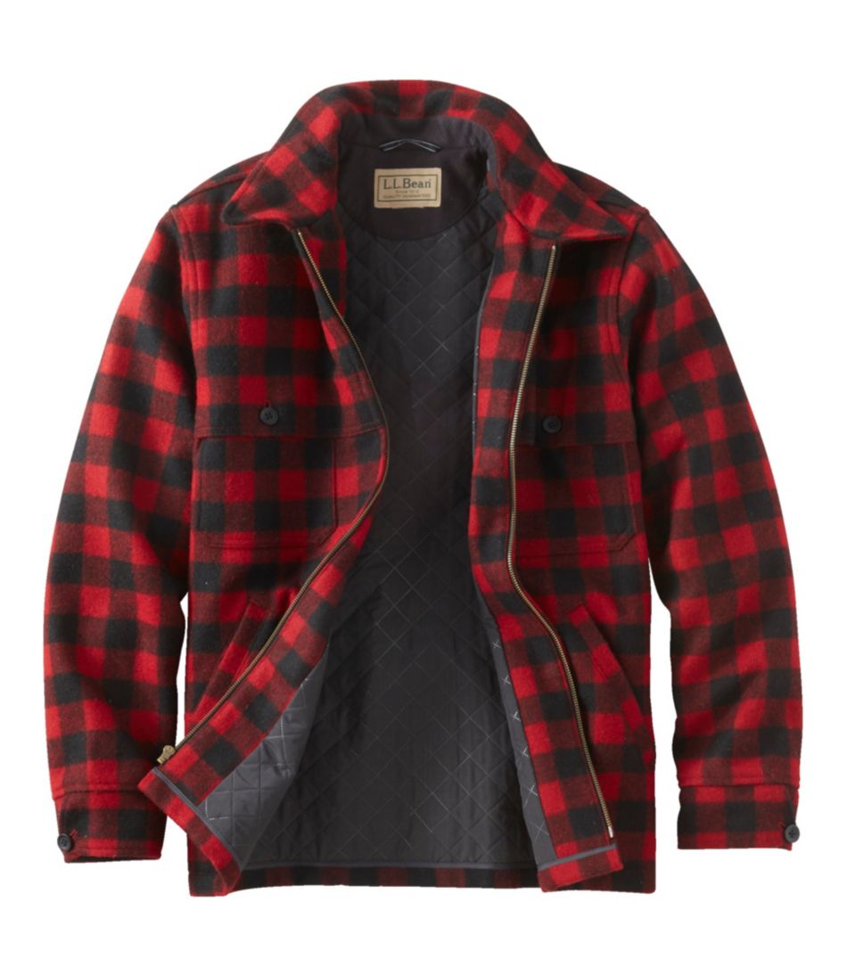 Men's Maine Guide Zip-Front Jac-Shirt with PrimaLoft Plaid